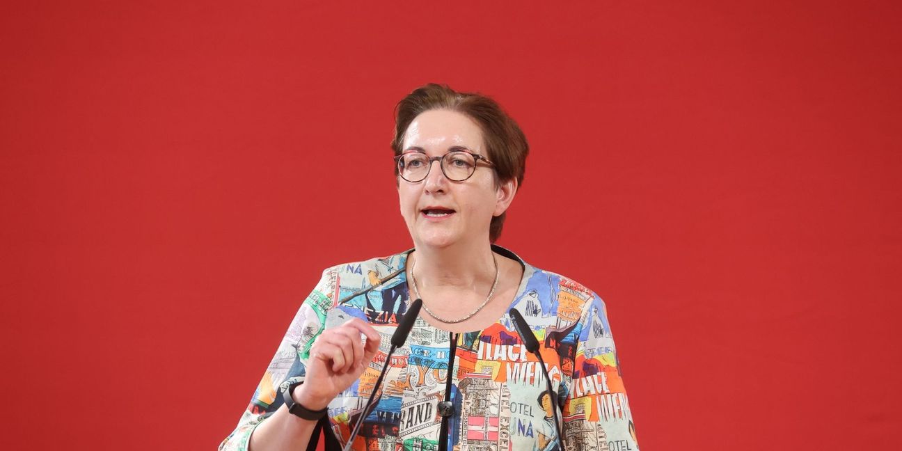 Bundesbauministerin Klara Geywitz ist mit Blick auf die demografische Entwicklung in Deutschland besorgt.