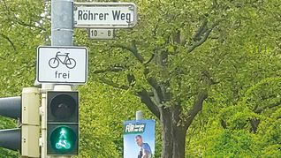 Tatort Röhrer Weg in Böblingen: Der Angeklagte wollte dort im vergangenen Oktober einen Zehnjährigen entführen, Bauarbeiter retteten den Jungen.