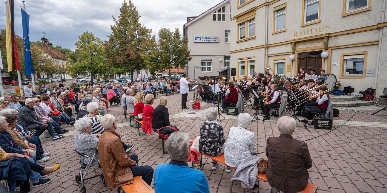 Beim Festakt für den Martin-Häge-Platz spielt am Samstag der Musikverein Eintracht Aidlingen.